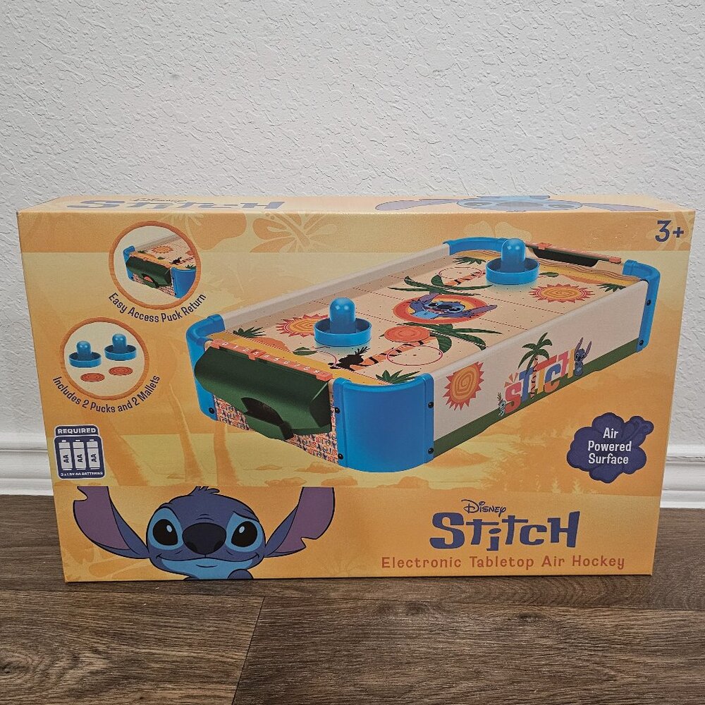 Disney Stitch Electronic Tabletop Air Hockey